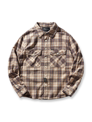 製品画像: 起毛フランネルヴィンテージワークチェックシャツの全体展示