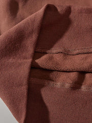 製品画像: アメリカンレトロカラー切り替え襟付きスウェットの全体画像
詳細画像: カラー切り替え襟とフリース裏地の詳細画像