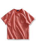 製品画像: 高グラム粗糸コットンヴィンテージウォッシュTシャツ正面