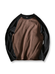 製品画像: ヘビーウェイトのダブルフェイスデロン配色長袖Tシャツの全体展示