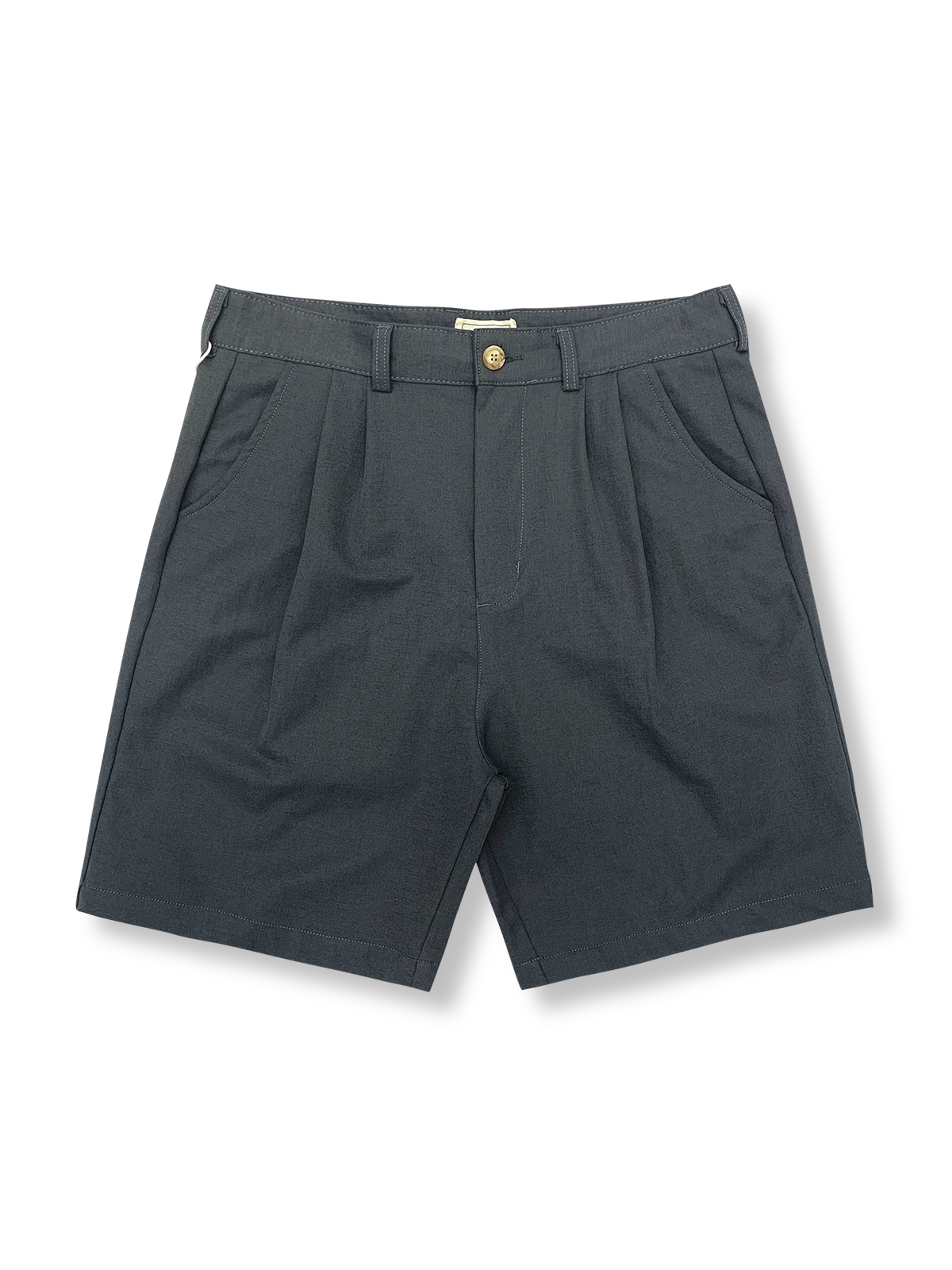 製品画像: クラシックなカラー展開のワイドレッグ5分丈テーラードショーツ