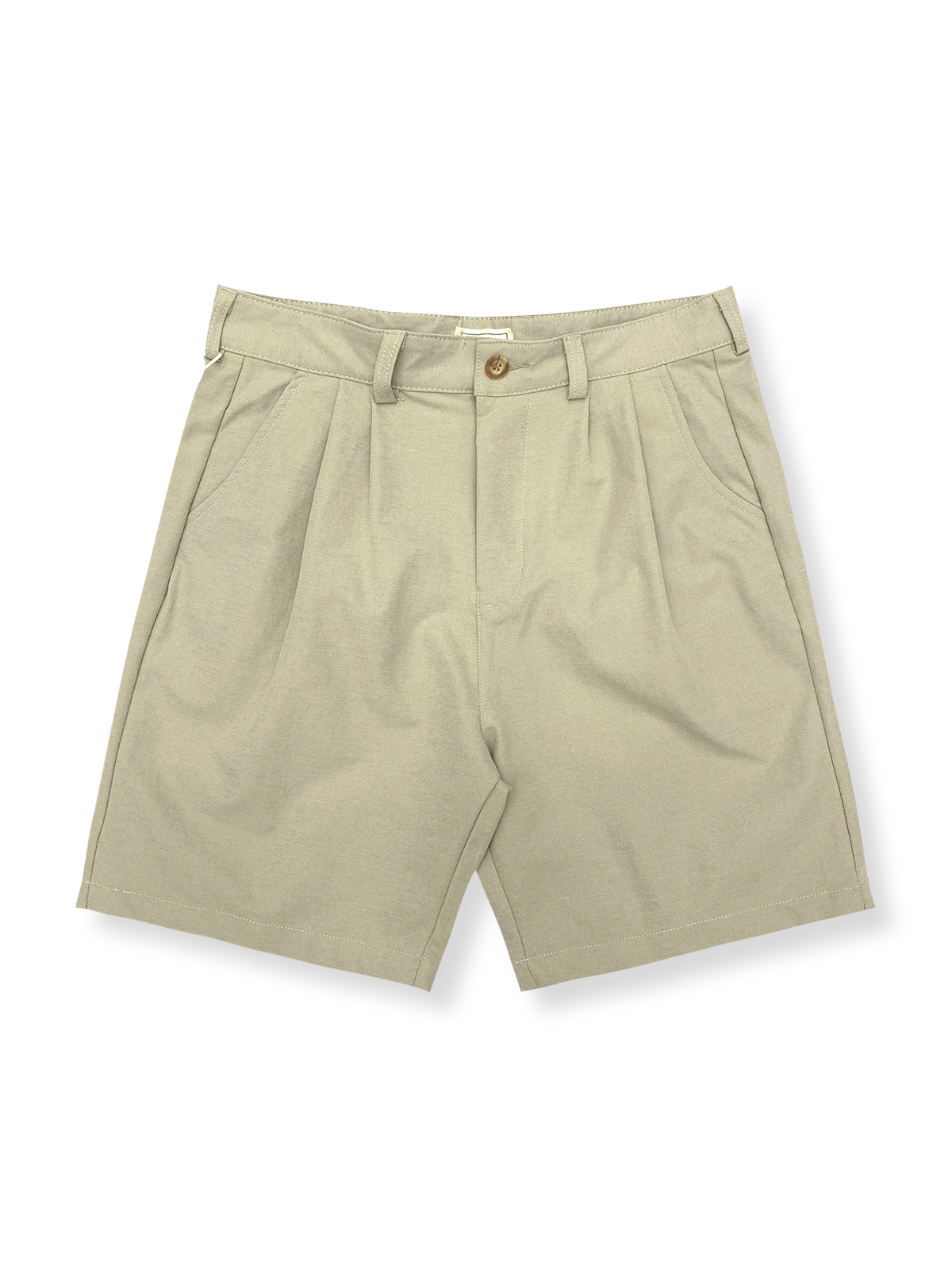 製品画像: クラシックなカラー展開のワイドレッグ5分丈テーラードショーツ