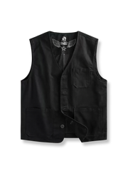 製品画像: ヴィンテージサイクリングベストの正面全体画像。