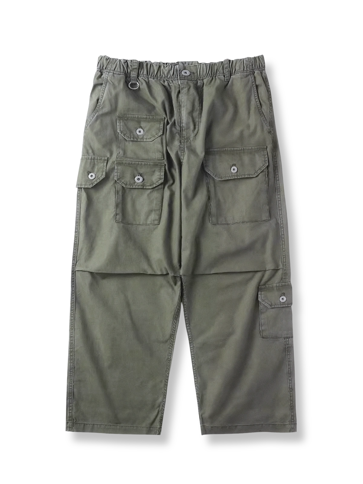 製品画像: ヴィンテージワークマルチポケットウォッシュドカジュアルパンツの全体画像