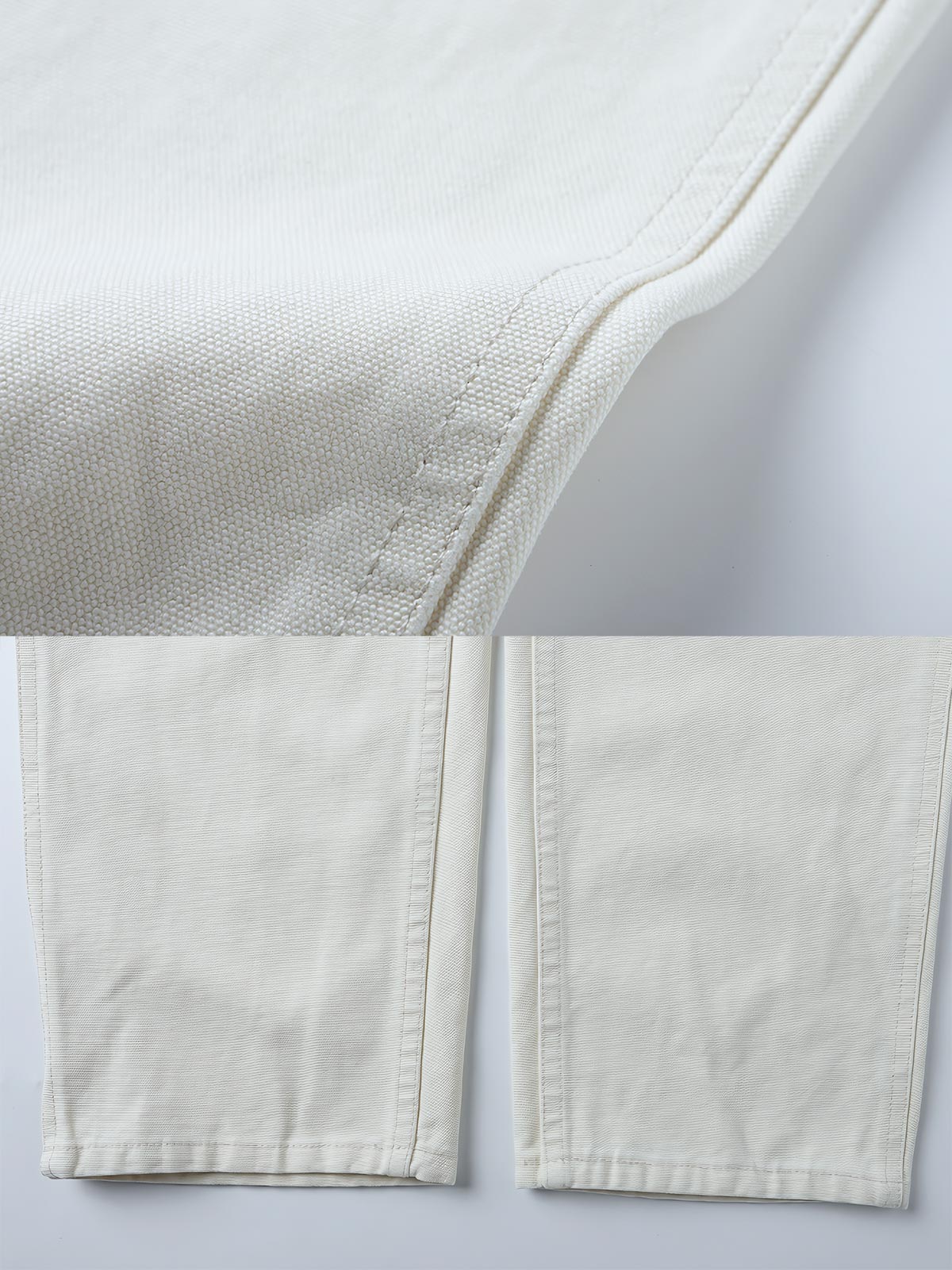 製品画像: ヴィンテージ風の多ポケットワークパンツ全体像
詳細画像: 6つのポケットと重ねポケットのディテール