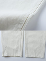 製品画像: ヴィンテージ風の多ポケットワークパンツ全体像
詳細画像: 6つのポケットと重ねポケットのディテール