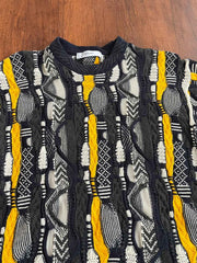 ヴィンテージ ゴーヤ柄編みセーター