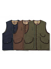 リバーシブル ワークベスト