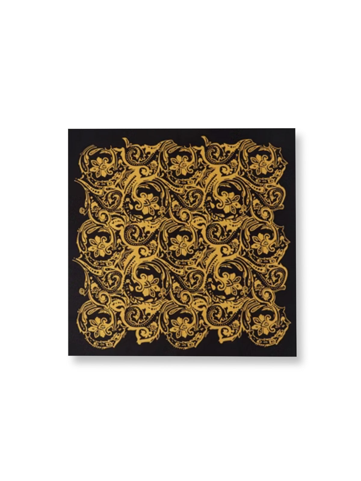 製品画像: ネイビーバンダナとインディアンコインの正面画像。高品質なポリエステル素材と精緻なデザインが一目でわかる。エレガントでありながら、デイリースタイルにも最適なアイテム。
詳細画像: インディアンコインの装飾部分のクローズアップ。民族風デザインと詳細な仕上げが際立ち、ヴィンテージ感とユニークなスタイルを強調。