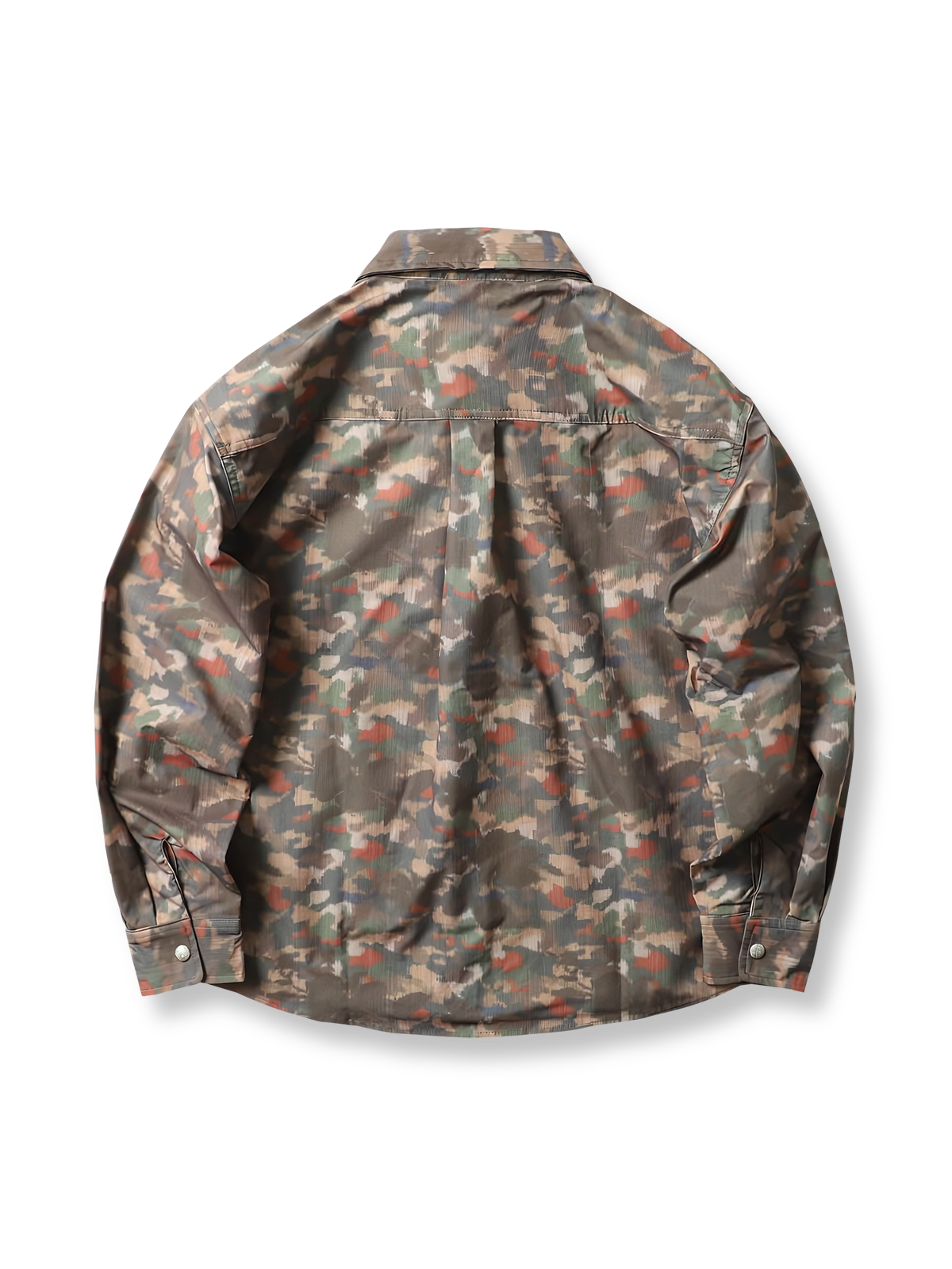 製品画像: レトロ民族風プリント長袖シャツの画像