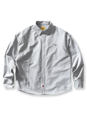 製品画像:Cleanfitシアサッカースタンドカラージャケット全体の外観
詳細画像:袖口ボタンとシアサッカー素材の質感ディテール