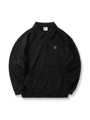 ポロネックヴィンテージウォッシュスウェット