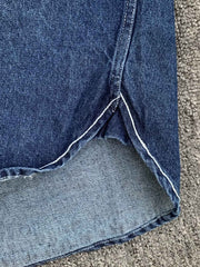 ヴィンテージウォッシュ ワークデザイン デニムシャツ