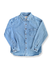 ヴィンテージウォッシュデニムシャツ