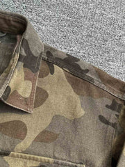 迷彩 多ポケット ジャケット