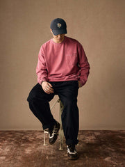 モデルがヴィンテージフィッシングジャケットを着用したスタイル