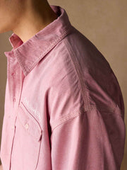 ツール刺繍 ワーク オックスフォードシャツ