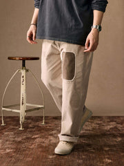 ヴィンテージ コーデュロイパッチ ストレートパンツ