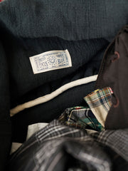 テクスチャー感 ビッグ キャパシティ ショルダーバッグの内部ディテール