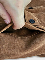 レザージャケットのディテール