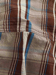 ダメージパッチと生地のクローズアップ