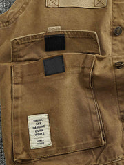 ポケットとグリッド織りのディテール