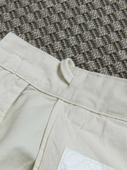 パッチデザイン ワイドテーパードカジュアルパンツ