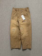 ヘリンボーンダメージワークパンツ