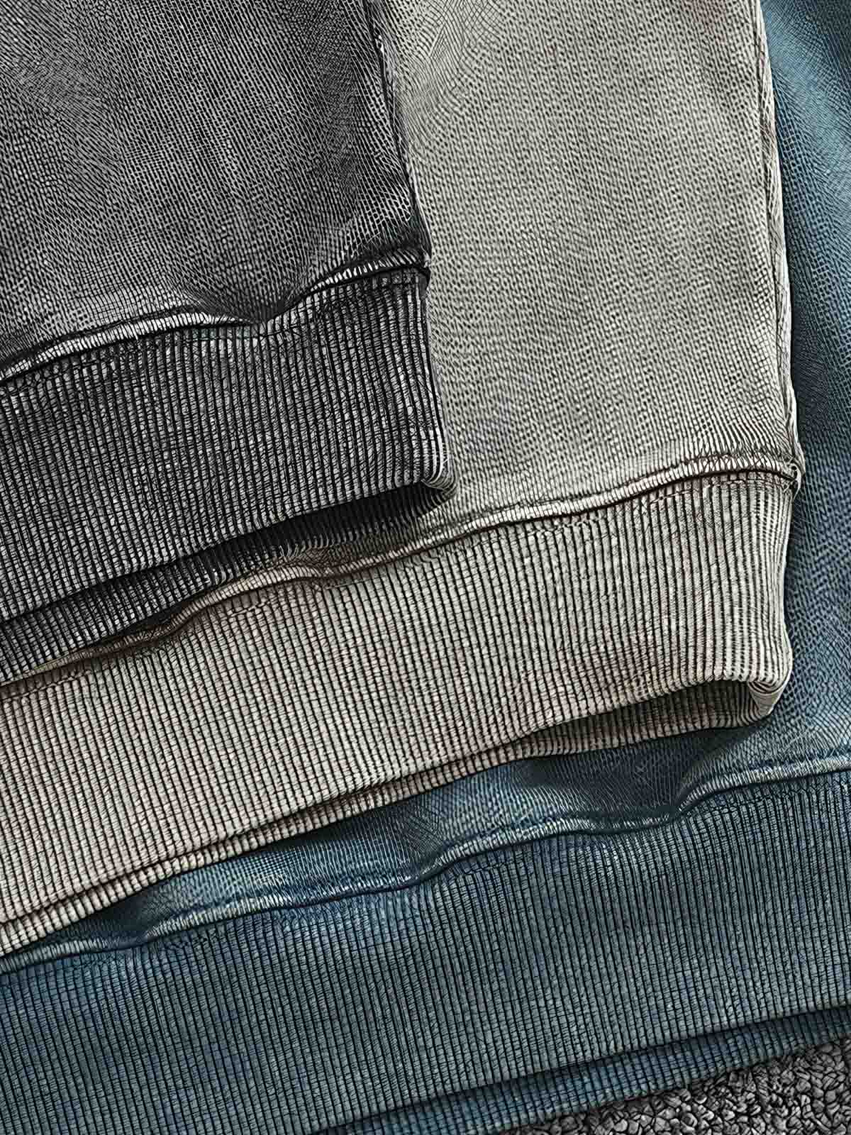 ウォッシュ加工とドロップショルダーディテール画像