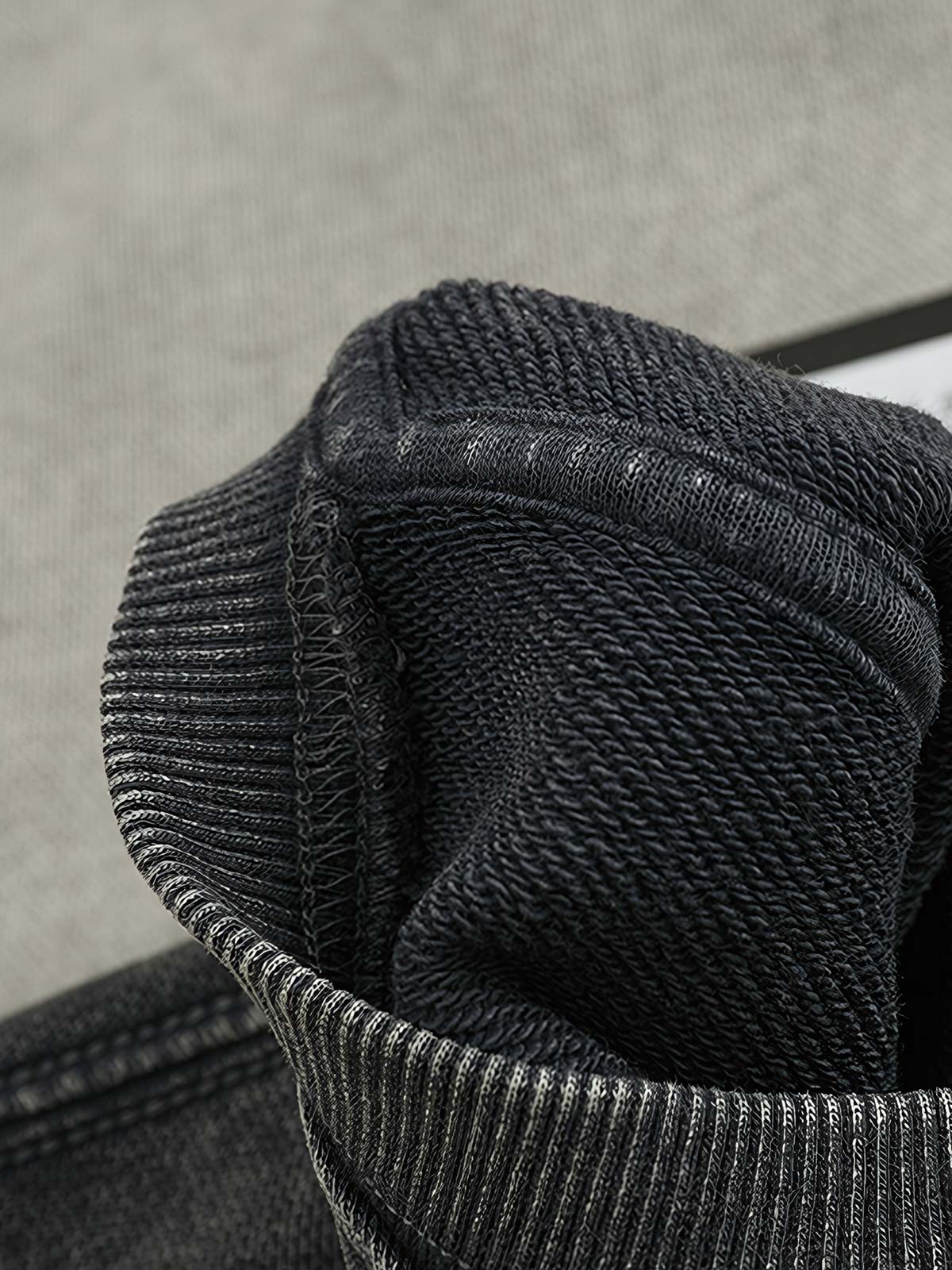 ウォッシュ加工とドロップショルダーディテール画像