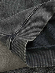 ウォッシュ加工とドロップショルダーディテール画像