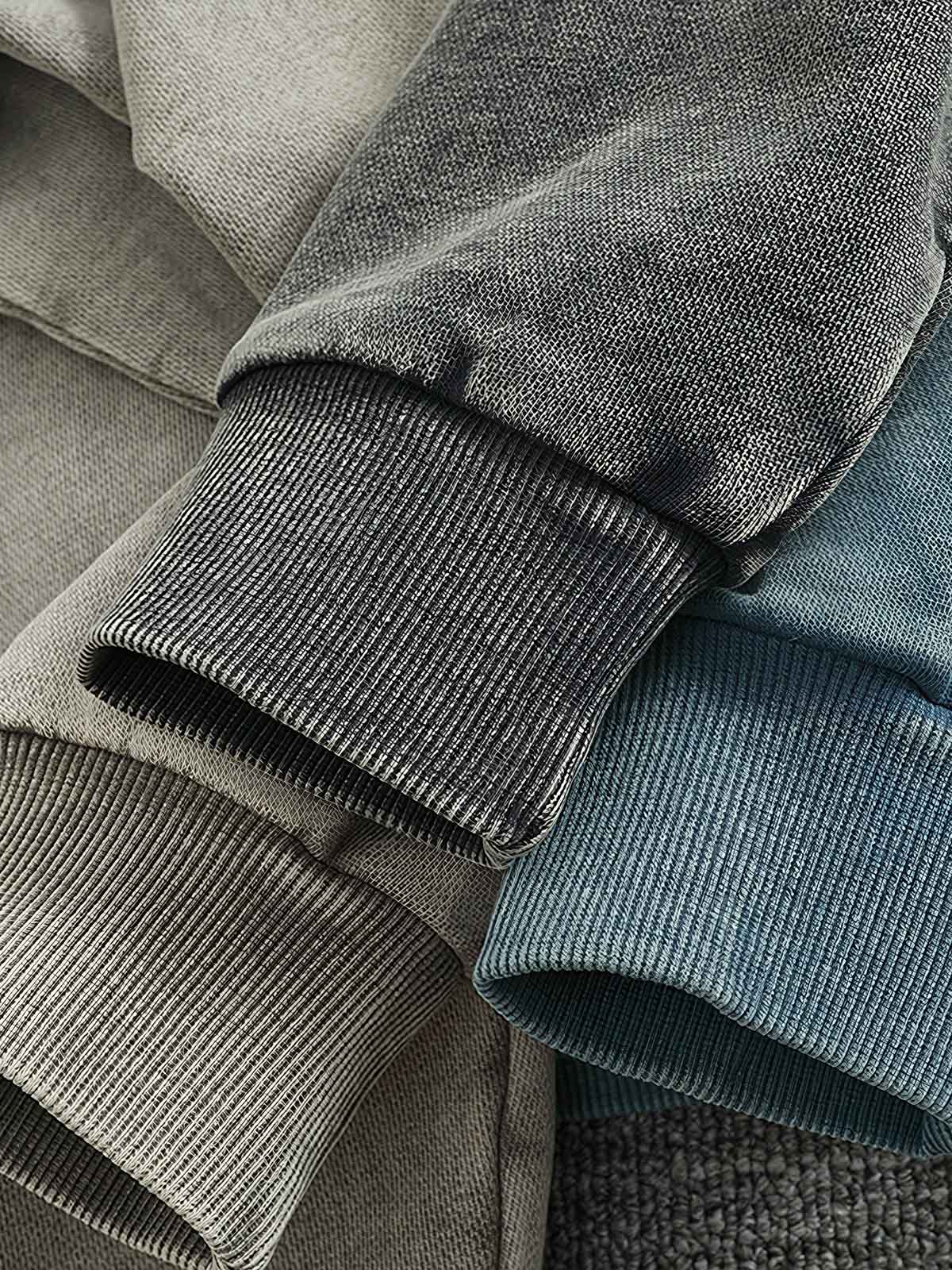 ウォッシュ加工とドロップショルダーディテール画像