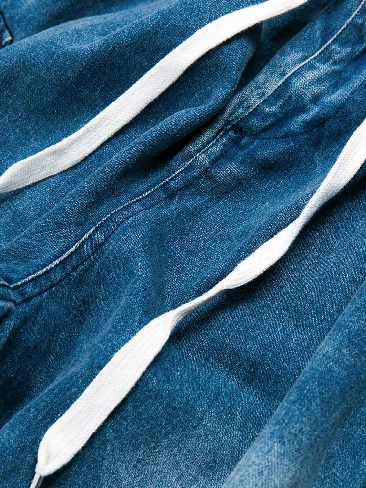 マルチポケットとウォッシュ加工のディテール画像