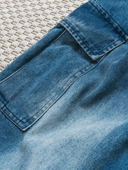 マルチポケットとウォッシュ加工のディテール画像