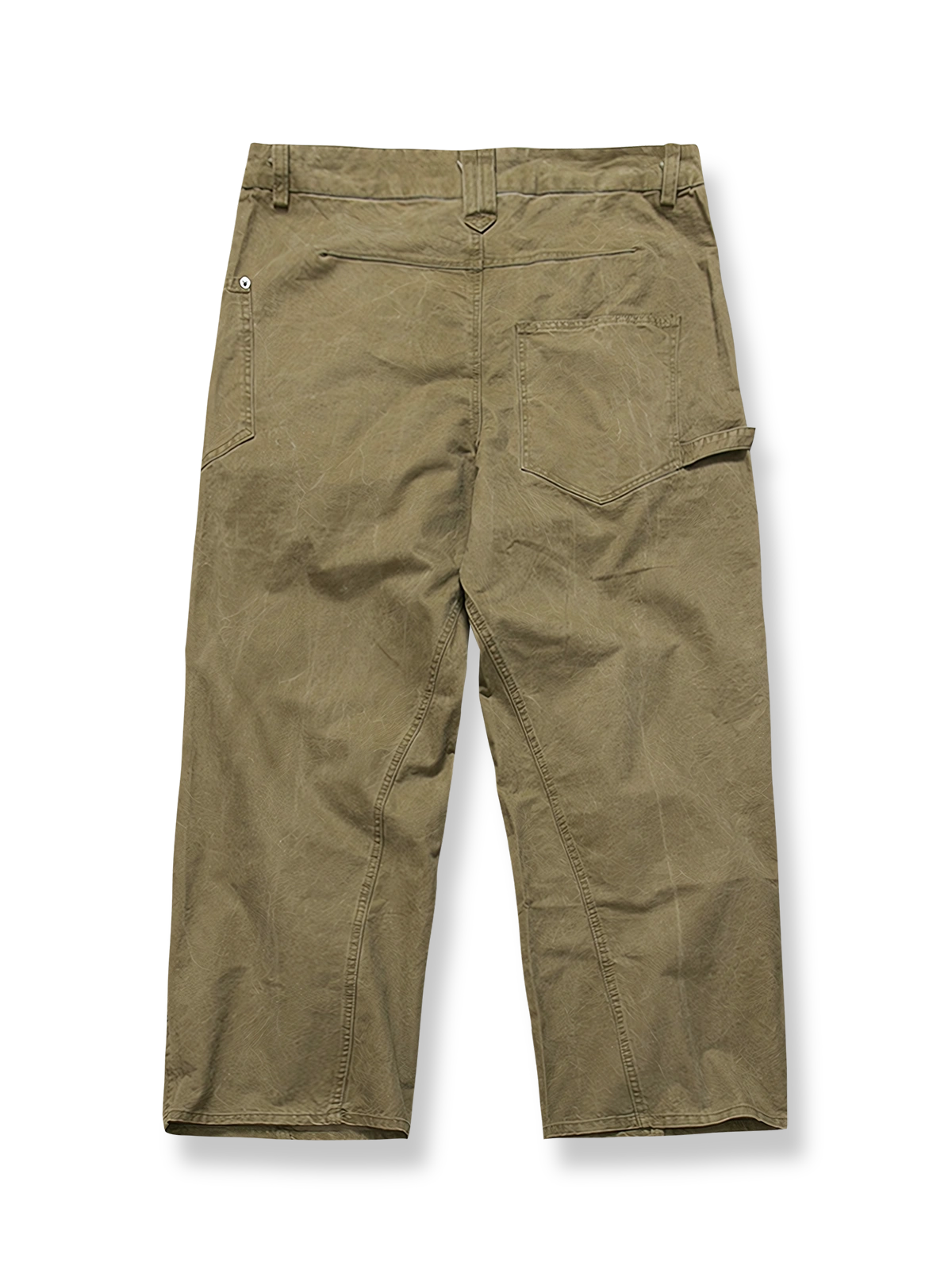 アメリカンヴィンテージワイドストレートワークパンツ平置き画像