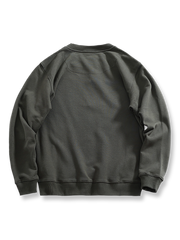 ヴィンテージバイクプリントクルーネックスウェットの画像