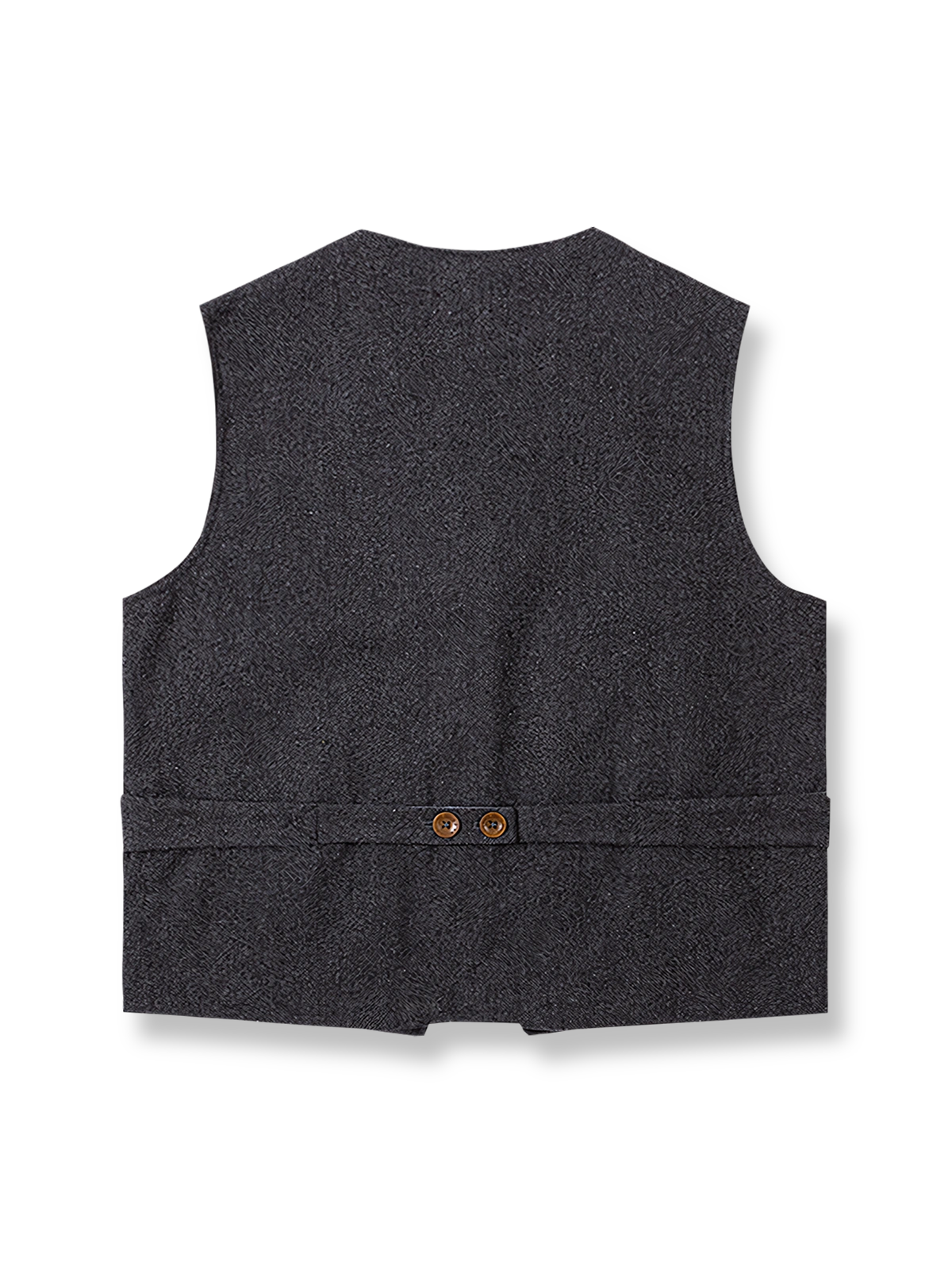 ヴィンテージウール千鳥格子ワークベストの画像