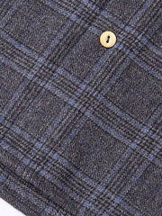 ボタンダウンチェックシャツ