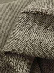 ヘビーウェイトパッチワークニットスウェット