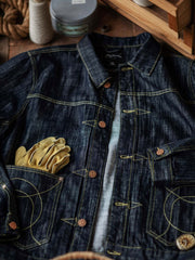 ヴィンテージ 重厚 デニム ワーク ジャケット