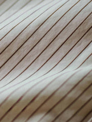 細ストライプ 長袖シャツ