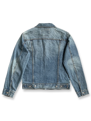 ヴィンテージショートデニムジャケットの平置き画像