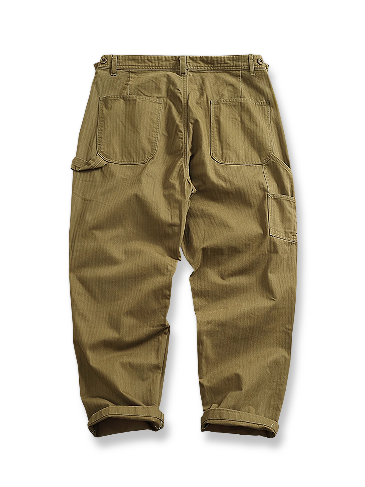 ヴィンテージヘリンボーンワークパンツ 画像