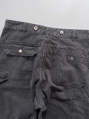 YKKスナップボタンとサスペンダー ディテール画像