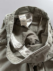 YKKスナップボタンとサスペンダー ディテール画像