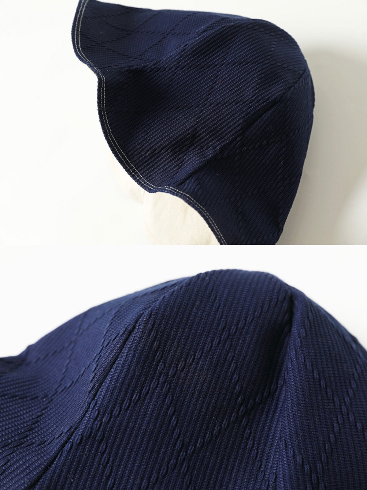 ブリムのディテールとステッチ 詳細画像