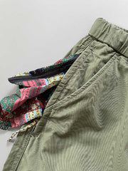 プリントポケットとウエストストラップ ディテール画像