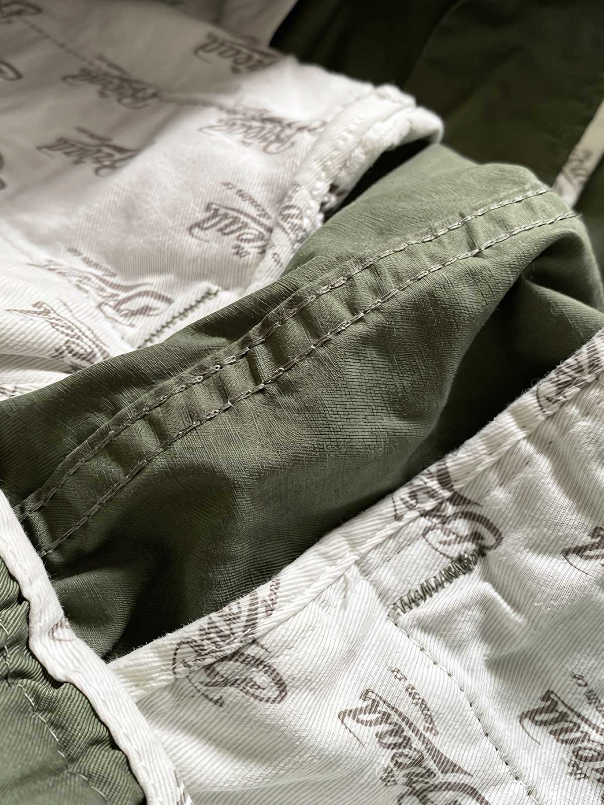 プリントポケットとウエストストラップ ディテール画像