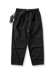 ヴィンテージプリントポケット付きワイドテーパードカジュアルパンツ 全体画像