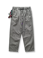 ヴィンテージプリントポケット付きワイドテーパードカジュアルパンツ 全体画像